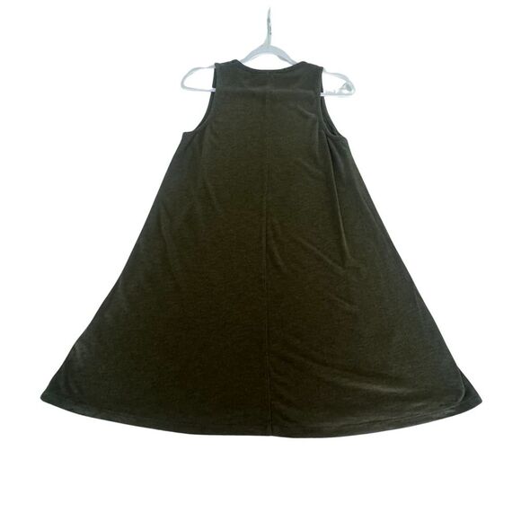 Madewell Highpoint Tank Dress Color Heather Woodland Size Large Swing Dress - Picture 8 of 10